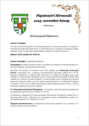 P�patesz�ri H�rmond�