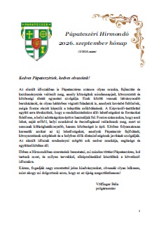 P�patesz�ri H�rmond�