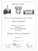 Forintos István oklevél